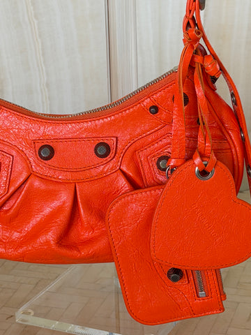 Balenciaga Mini City Bag – Tangerine Neon