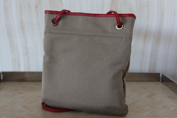 Prada Red Trim Jacquard Crossbody
