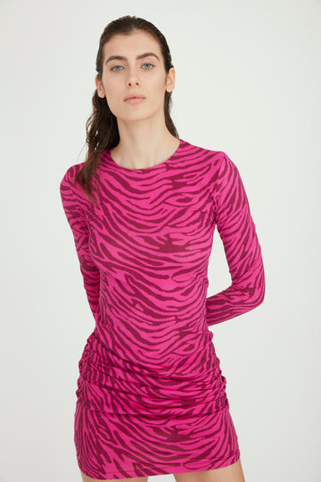 Xenia Dress Fuchia